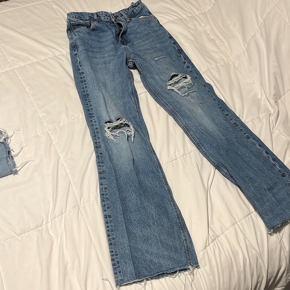 Zara Wide Leg Jeans Size 8